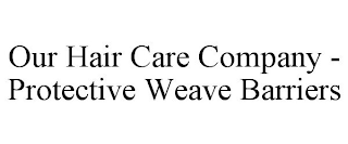 OUR HAIR CARE COMPANY - PROTECTIVE WEAVE BARRIERS
