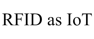 RFID AS IOT
