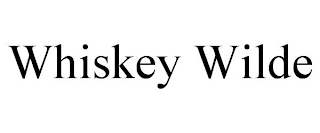 WHISKEY WILDE