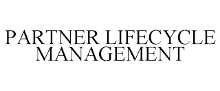 PARTNER LIFECYCLE MANAGEMENT