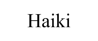 HAIKI