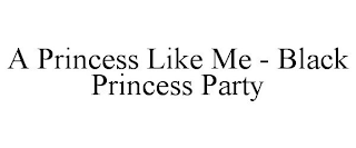 A PRINCESS LIKE ME - BLACK PRINCESS PARTY