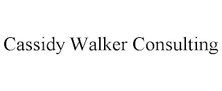 CASSIDY WALKER CONSULTING