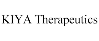 KIYA THERAPEUTICS