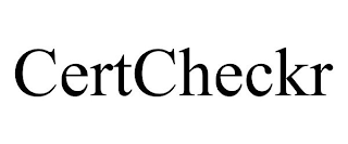 CERTCHECKR