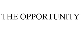 THE OPPORTUNITY