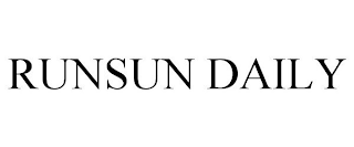 RUNSUN DAILY