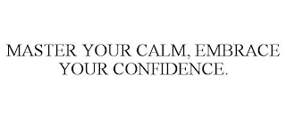 MASTER YOUR CALM, EMBRACE YOUR CONFIDENCE.