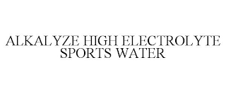 ALKALYZE HIGH ELECTROLYTE SPORTS WATER