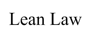 LEAN LAW