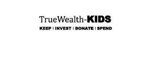 TRUEWEALTH-KIDS KEEP | INVEST | DONATE | SPEND