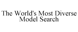 THE WORLD'S MOST DIVERSE MODEL SEARCH