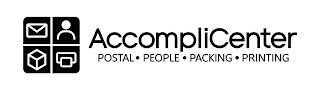 ACCOMPLICENTER POSTAL · PEOPLE · PACKING · PRINTING