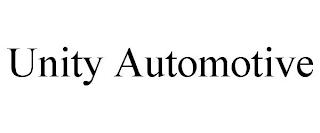 UNITY AUTOMOTIVE