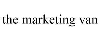 THE MARKETING VAN