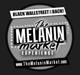 THE MELANIN MARKET EXPERIENCE BLACK WALLSTREET IS BACK! WWW.THEMELANINMARKET.COM