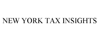 NEW YORK TAX INSIGHTS