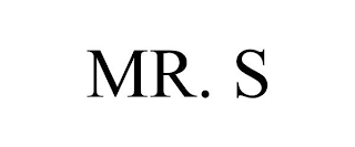 MR. S