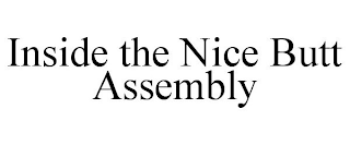 INSIDE THE NICE BUTT ASSEMBLY