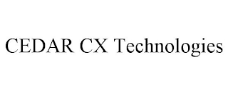 CEDAR CX TECHNOLOGIES