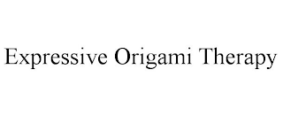 EXPRESSIVE ORIGAMI THERAPY