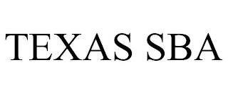 TEXAS SBA