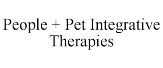 PEOPLE + PET INTEGRATIVE THERAPIES