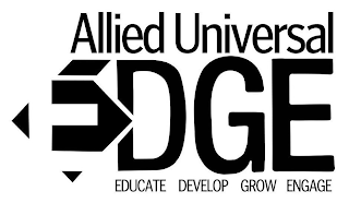 ALLIED UNIVERSAL EDGE EDUCATE DEVELOP GROW ENGAGE