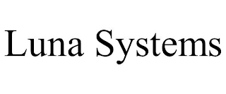 LUNA SYSTEMS