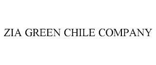 ZIA GREEN CHILE COMPANY