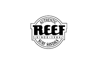 AUTHENTIC REEF SINCE 1984 SURF SANDALS