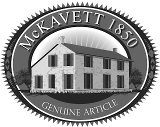 MCKAVETT 1850 GENUINE ARTICLE