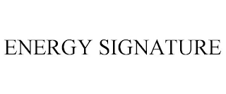 ENERGY SIGNATURE