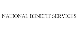 NATIONAL BENEFIT SERVICES