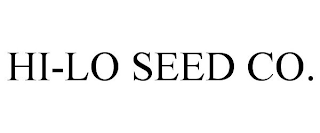 HI-LO SEED CO.