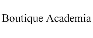 BOUTIQUE ACADEMIA