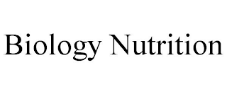 BIOLOGY NUTRITION