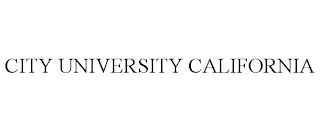 CITY UNIVERSITY CALIFORNIA