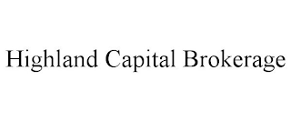 HIGHLAND CAPITAL BROKERAGE