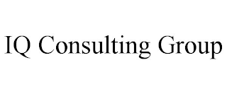 IQ CONSULTING GROUP