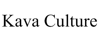 KAVA CULTURE