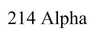 214 ALPHA