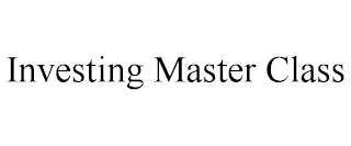 INVESTING MASTER CLASS