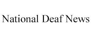 NATIONAL DEAF NEWS