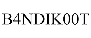 B4NDIK00T