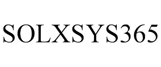 SOLXSYS365