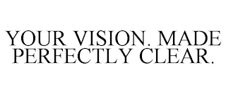 YOUR VISION. MADE PERFECTLY CLEAR.