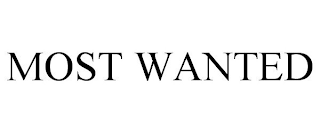 MOST WANTED