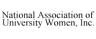 NATIONAL ASSOCIATION OF UNIVERSITY WOMEN, INC.