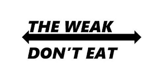 THE WEAK DON'T EAT